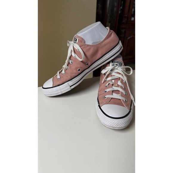 Converse all Star Low Top Chuck Taylor Sneakers pink Women's Size 9.5/M 7.5 - Picture 5 of 9